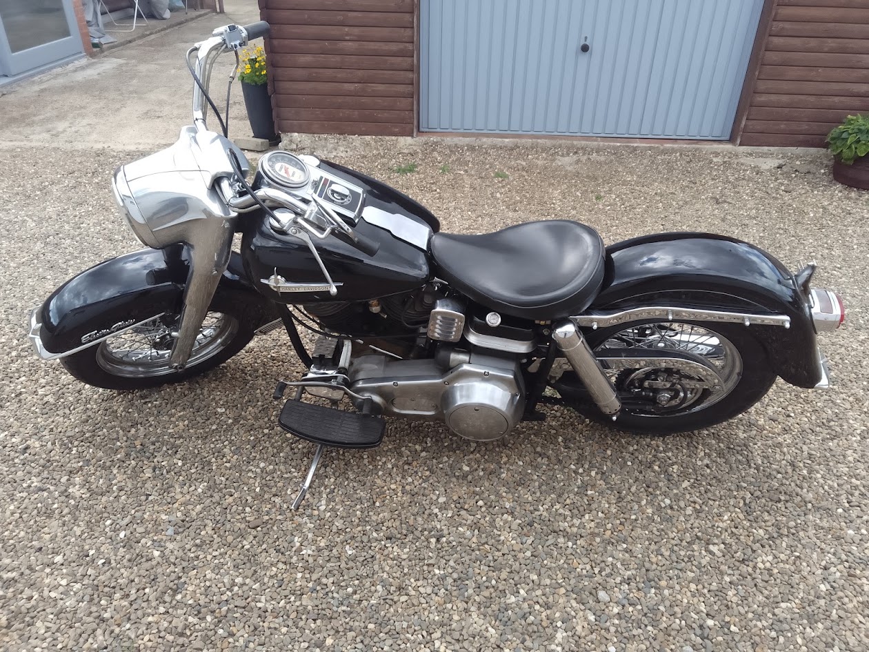 Harley-Davidson Electra Glide 1973 – Zeldzame Shovelhead Barn Find, Lage Km-stand